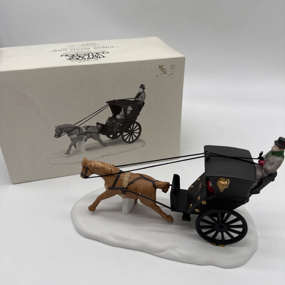 Department 56 Kings Road Cab 1989 Heritage Village Collection Dickens #5581-6